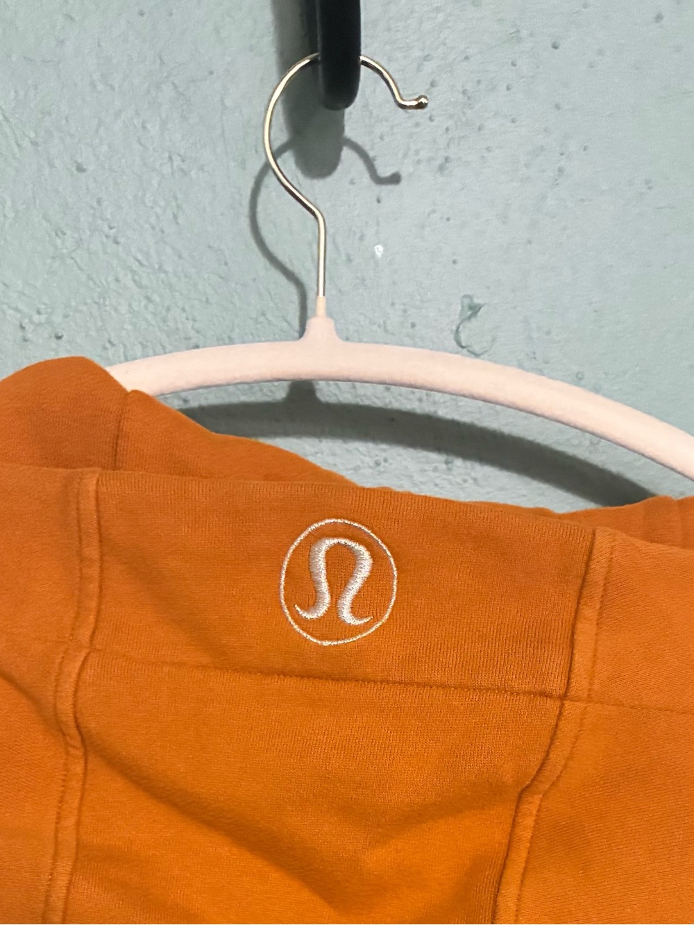 lululemon Orange Full-Zip Hoodie Size 14 - Picture 5 of 6